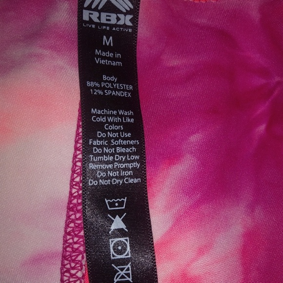 RBX Hot Pink Orange Athletic Pants M - Picture 4 of 4